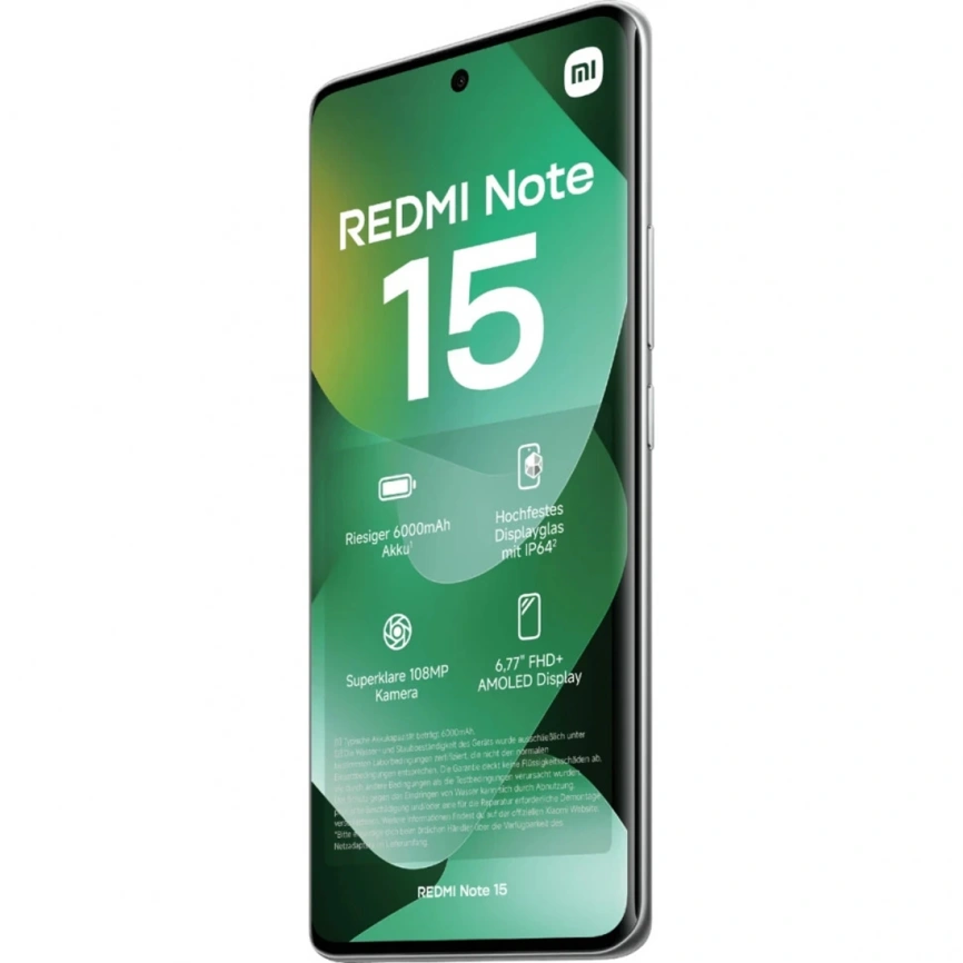 Смартфон Xiaomi Redmi Note 15 4G 8/256Gb Forest Green Global Version фото 3